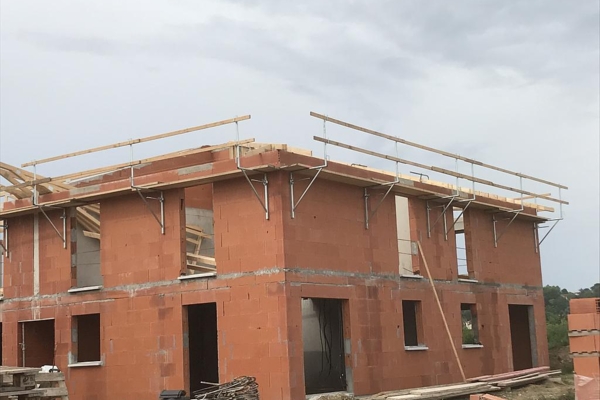 Chantier construction de maison