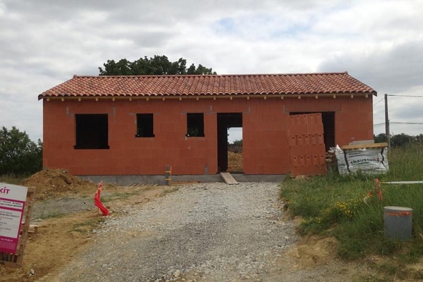 Chantier construction de maison