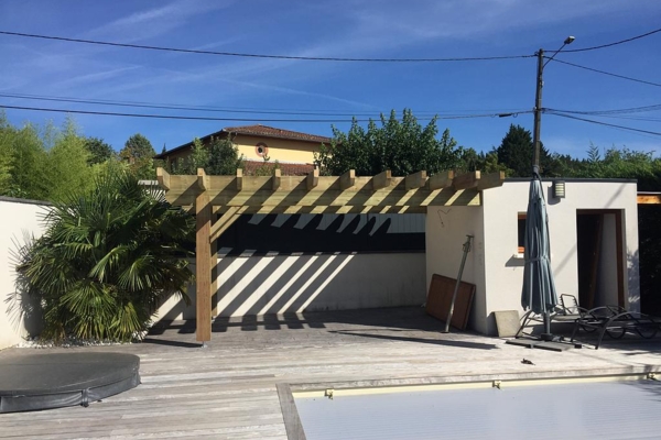 Construction d'une pergola