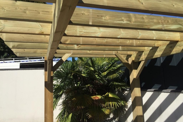 Construction d'une pergola